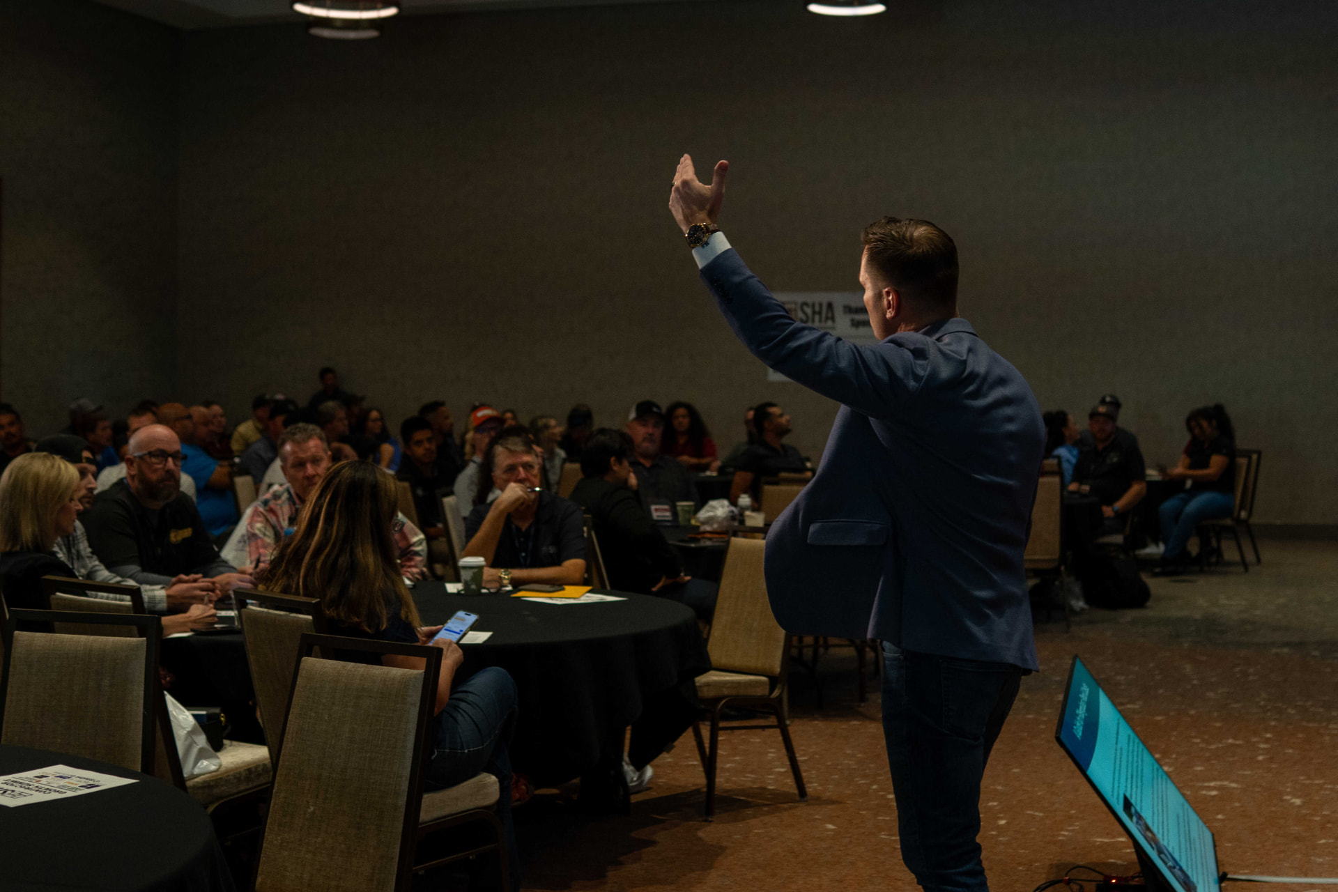 Summit attendees learning together