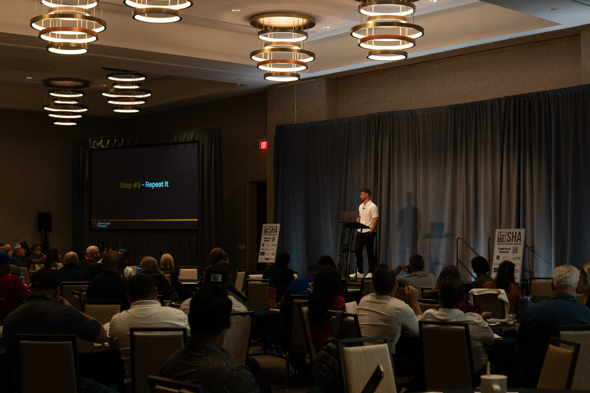 Hardscape business owners at last year's Summit