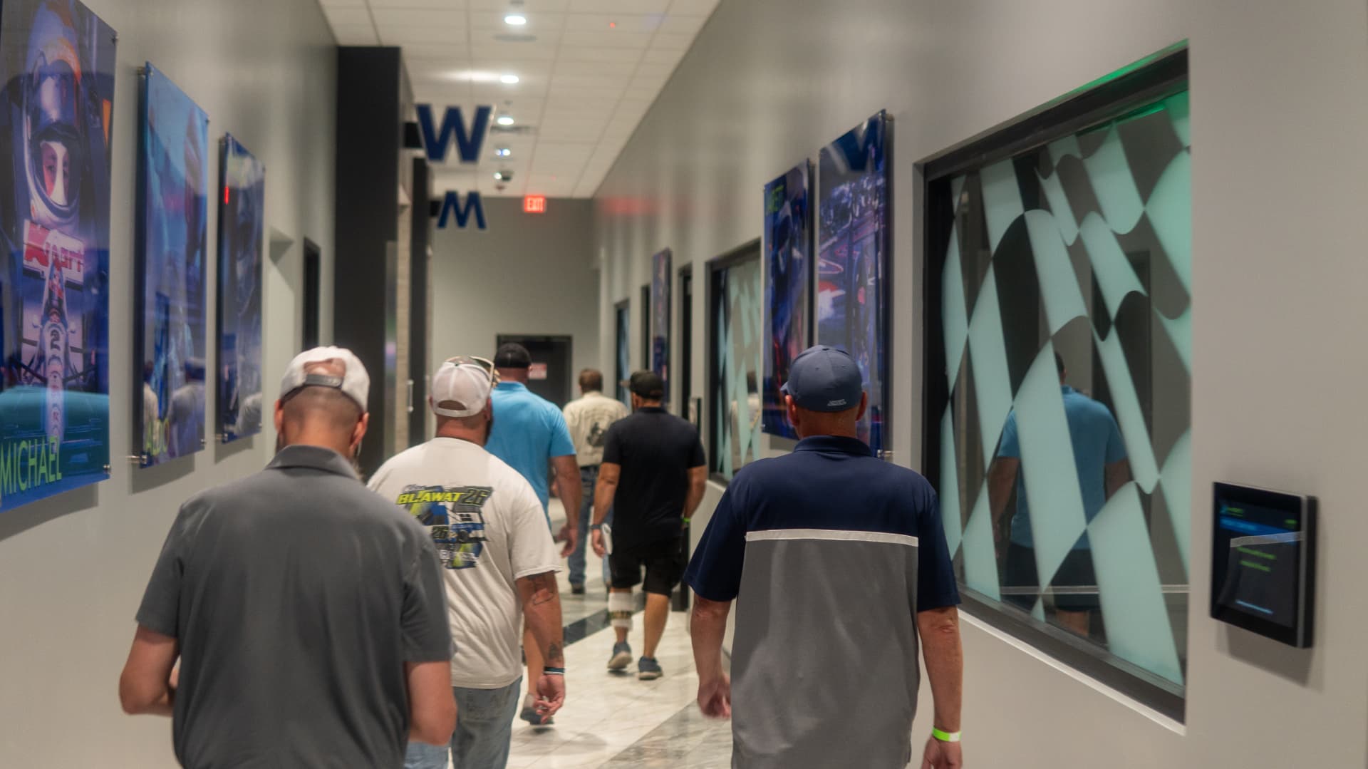 SHA members walking through Andretti
