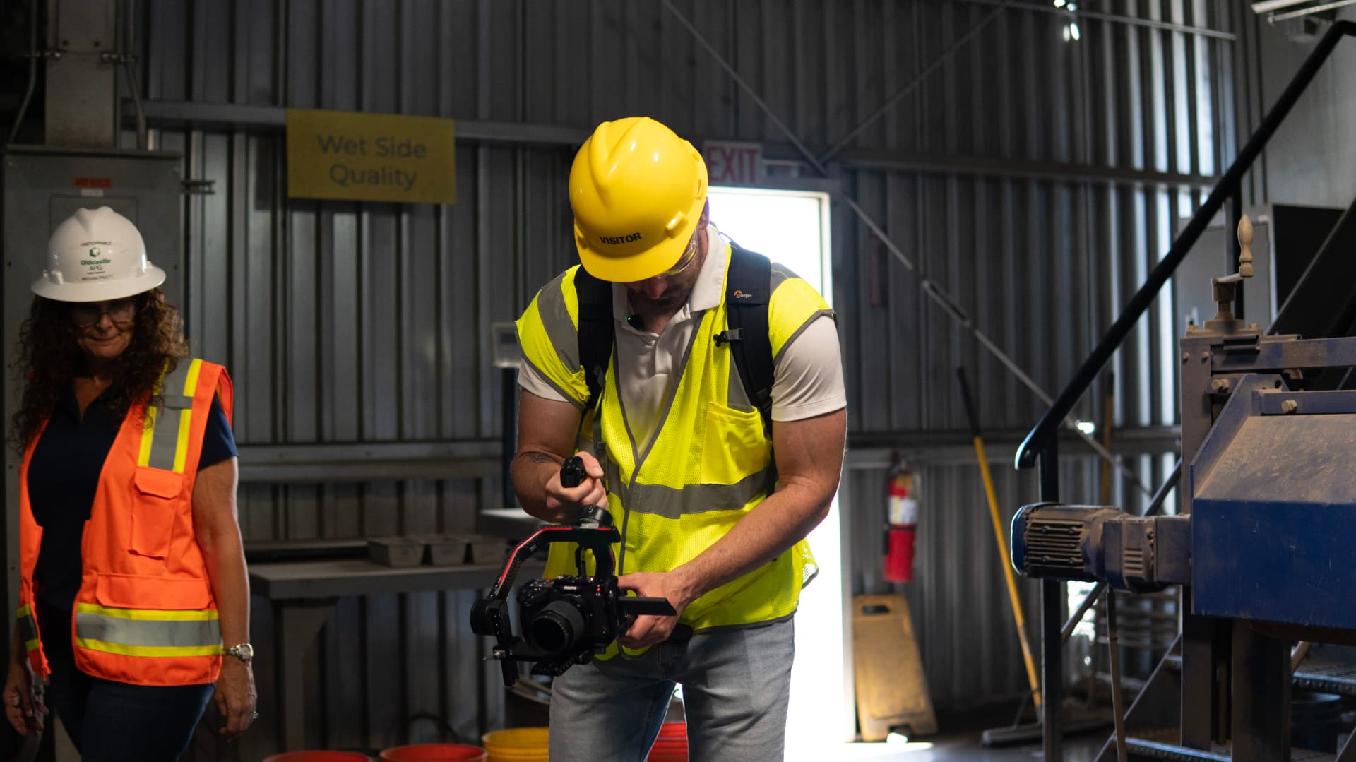 Filming on location for Showcase Phoenix