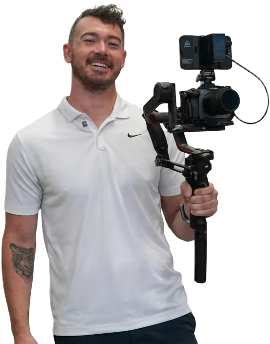 Douglas Laird with his video camera